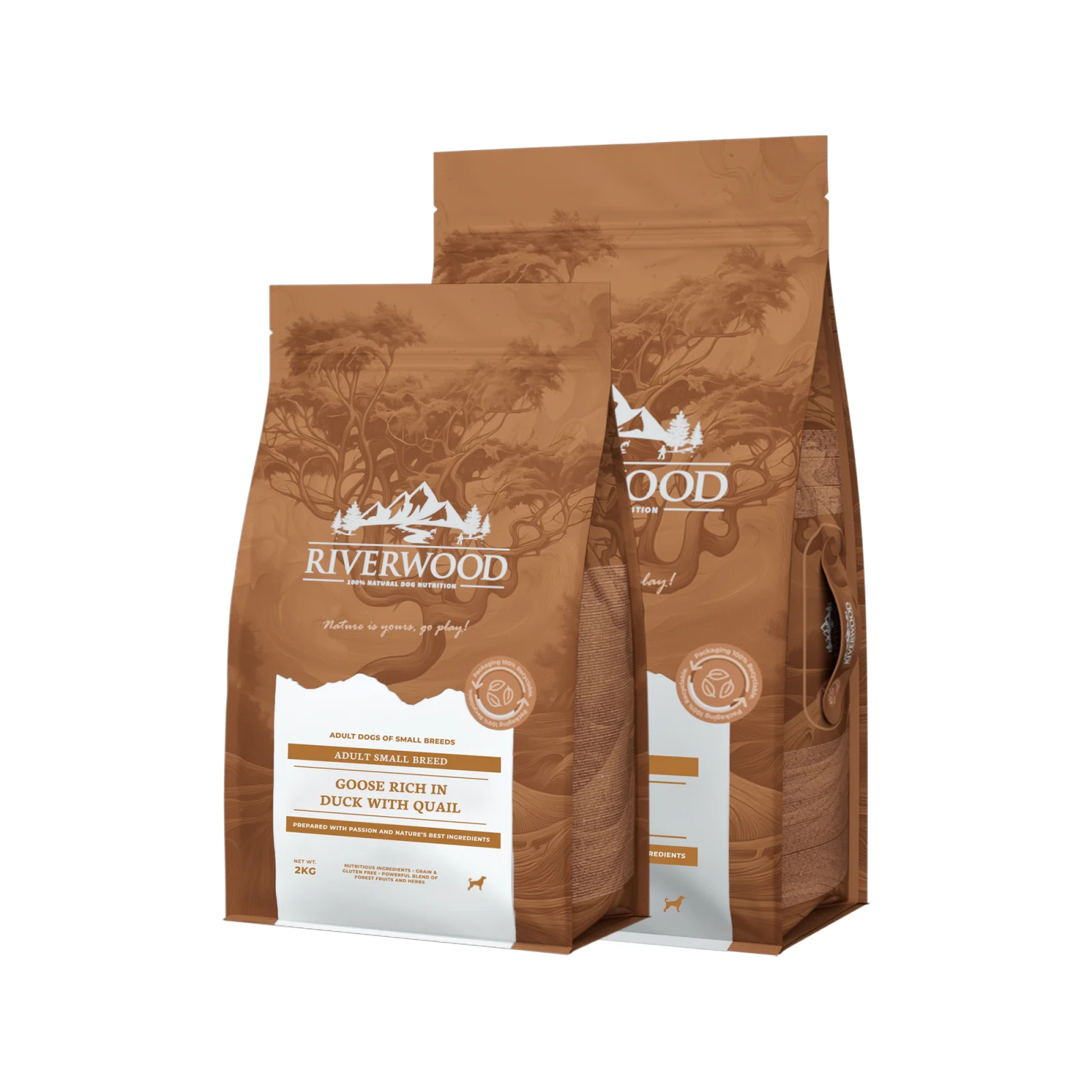 Riverwood Small Breeds Adult Dog - Ganso y Pato con Codorniz