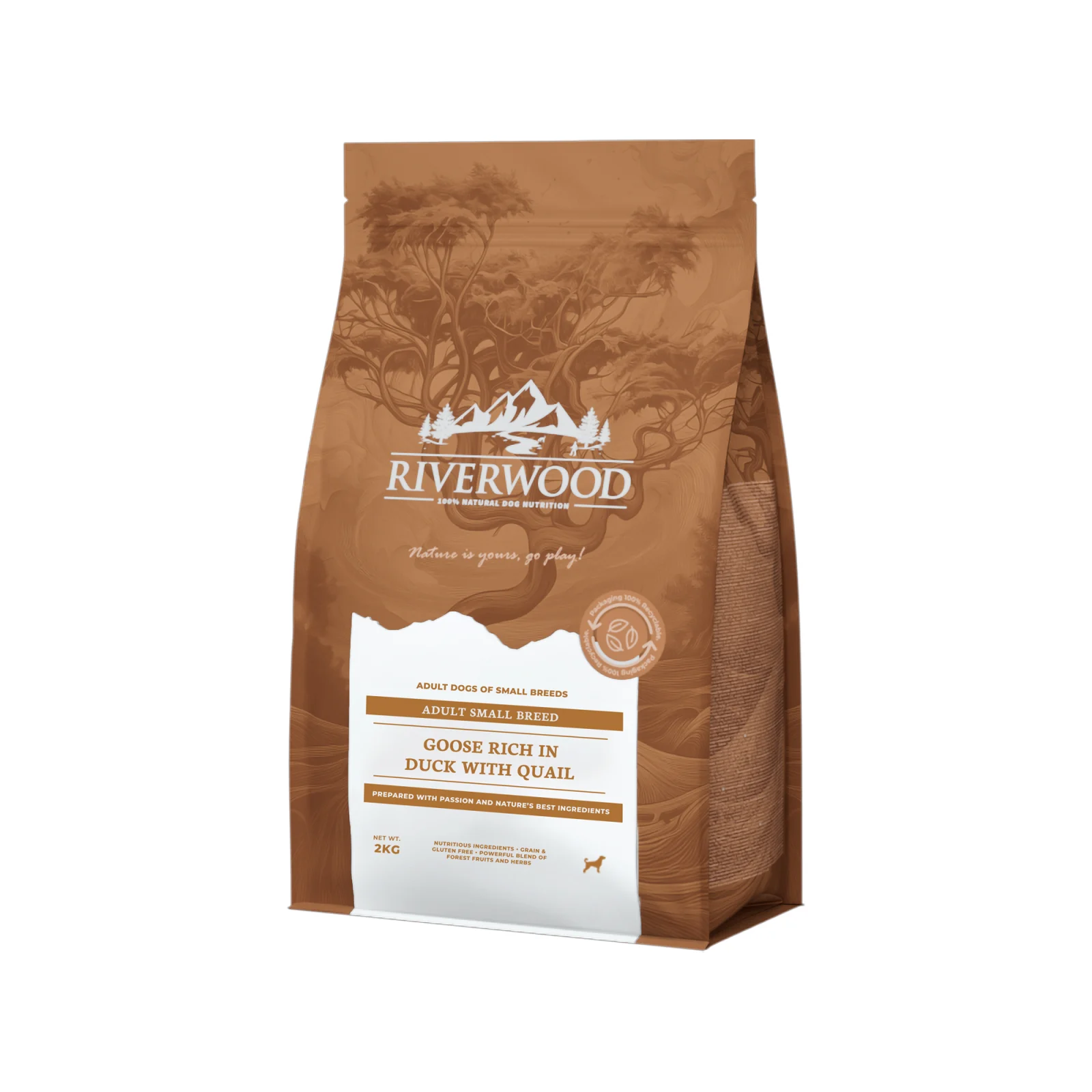 Riverwood Small Breeds Adult Dog - Ganso y Pato con Codorniz - Image 2