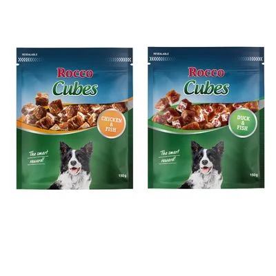 Rocco Cubes - Pack de prueba 2 variedades: pollo y pato (2 x 150 g)