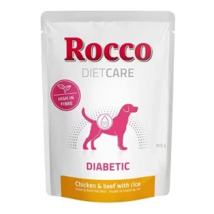 Rocco Diet Care Diabetic, vacuno y arroz en bolsitas - 300 g 6 x 300 g