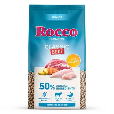 Rocco Junior Classic vacuno con pollo 10 kg