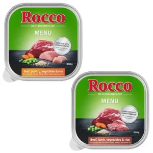 Rocco Menú en tarrinas 9 x 300 g Pack mixto con 3 variedades