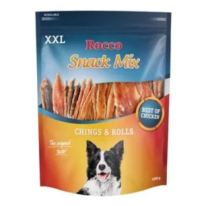 Rocco Snack Mix Chings y Rolls - Pack XXL Rolls y Chings con pollo 1 kg