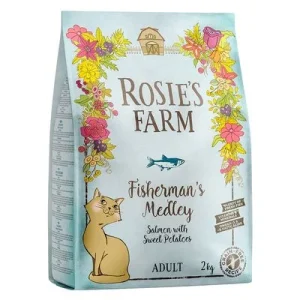 Rosie's Farm Adult salmón con boniato pienso para gatos 2 kg