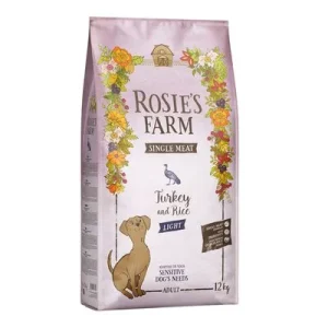 Rosie's Farm Single Meat Light pavo con arroz 12 kg
