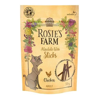 Rosie's Farm Sticks barritas con pollo para gatos 50 g