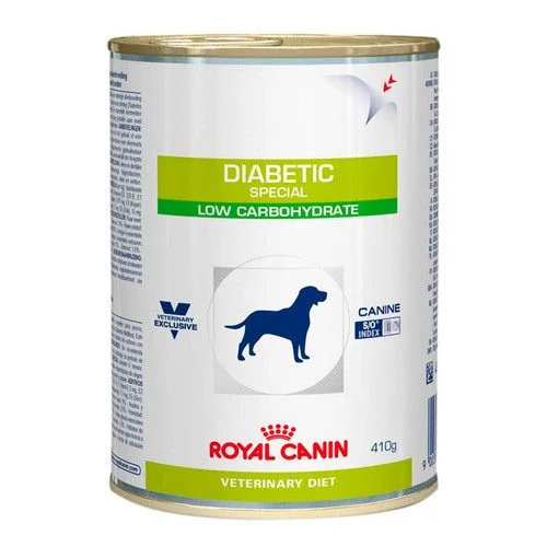 ROYAL CANIN Canine Diet Diabetic Lata Perro 410gr 1lata, Pack 6 latas o Pack 12latas