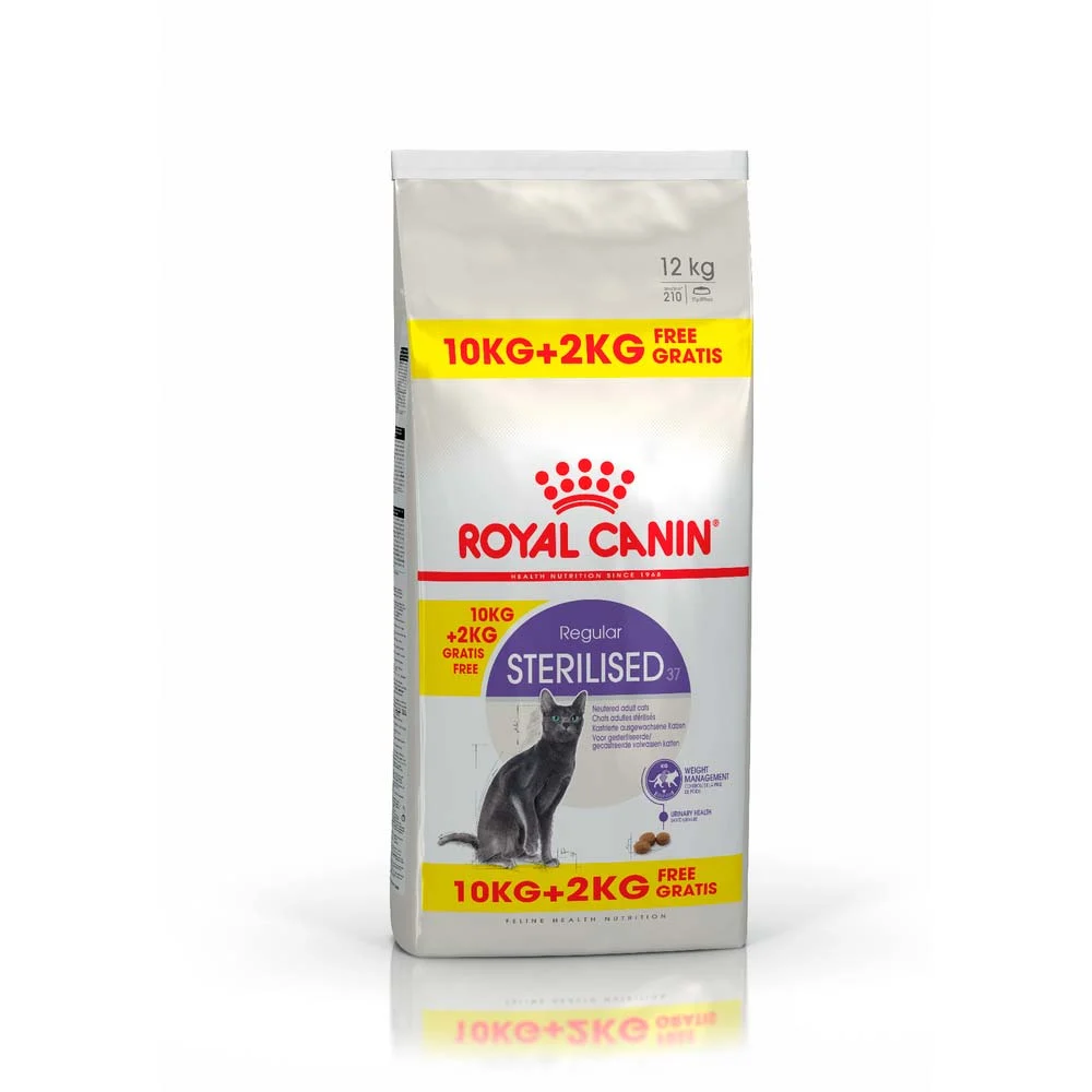 Royal Canin Feline Sterilised 37 para Gatos Esterilizados – 2×1