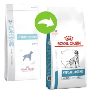 Royal Canin Hypoallergenic Moderate Calorie 1,5kg, 7kg, 14kg y Pack 2x14kg