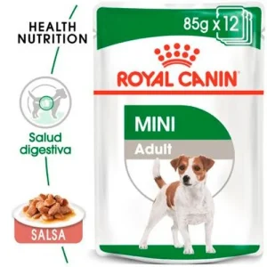 Royal Canin Mini Adult en salsa para perros 12x85g