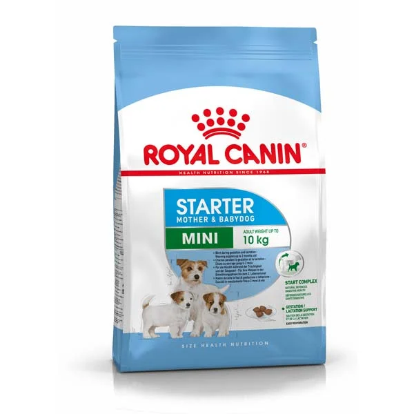 Royal Canin Mini Starter Mother & Babydog | Pienso para Madres y Cachorros de Razas Pequeñas 1kg, 4kg y 8kg