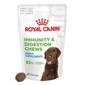 Royal Canin Puppy Immunity & Digestión suplemento masticable 100 g (40 unidades)
