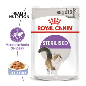 Royal Canin Sterilised comida húmeda en gelatina para gatos