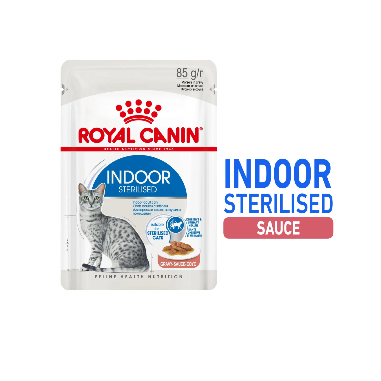 Royal Canin Sterilised Indoor en Salsa - Comida para Gatos