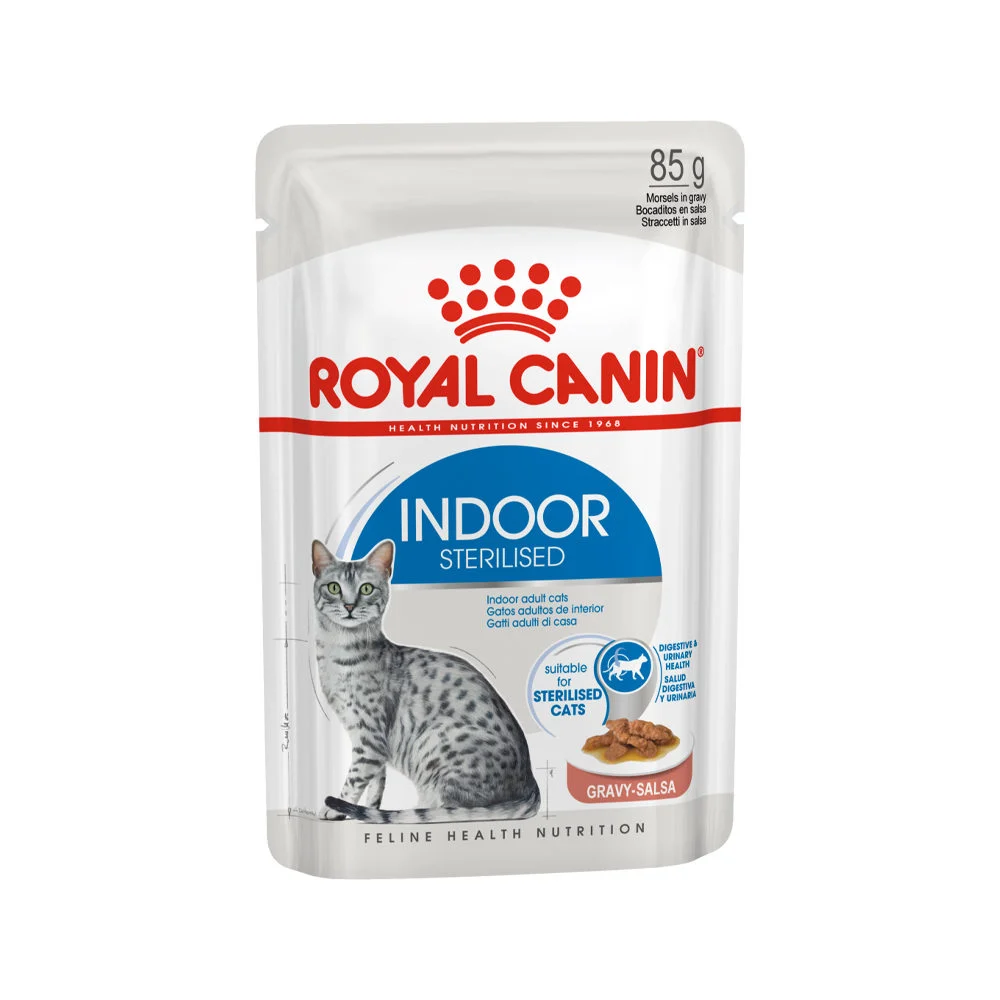 Royal Canin Sterilised Indoor en Salsa - Comida para Gatos - Image 2