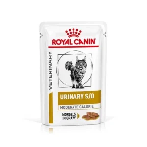 Royal Canin Veterinary Feline Urinary S/O Moderate Calorie en salsa 12 x 85 g