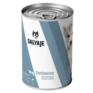 Salvaje Cachorros Paté con pollo, hígado y arroz