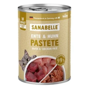 Sanabelle All Meat 6 x 400 g para gatos Pato y Pollo