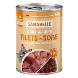 Sanabelle carne en salsa 6 x 380 g Ganso y Pollo