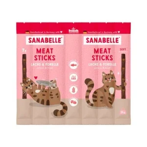 Sanabelle Meat Sticks 35 g salmón y trucha