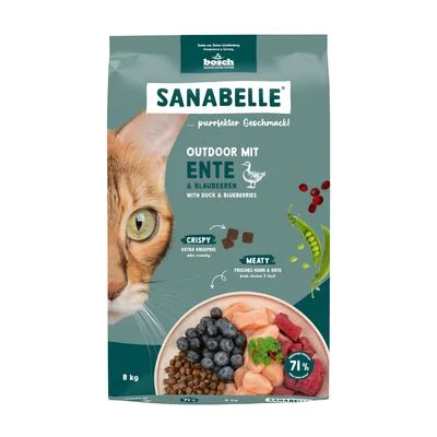 Sanabelle Outdoor con pato 8 kg