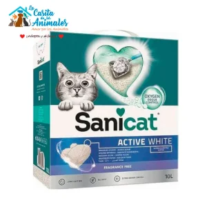 Sanicat Active White fragrance free arena aglomerante 6l