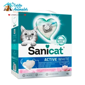 Sanicat Active White Lotus Flower arena aglomerante 6L y 10L