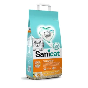 Sanicat Clumping Duo Arena Aglomerante Aroma Vainilla y Mandarina 8L