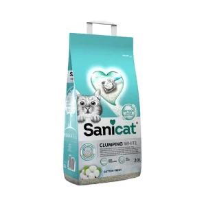 Sanicat Clumping White Arena para Gatos