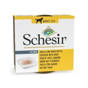 Schesir Adult filete de pollo en latas 6 x 150 g Filete de pollo con jamón
