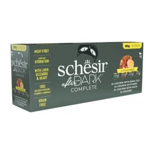 Schesir After Dark 12 x 80 g Pack mixto (4 variedades)