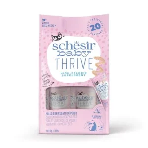 Schesir Baby Thrive 20 x 8 g Pollo con hígado de pollo