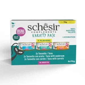 Schesir Complements en caldo 24 x 70 g - Pack ahorro
