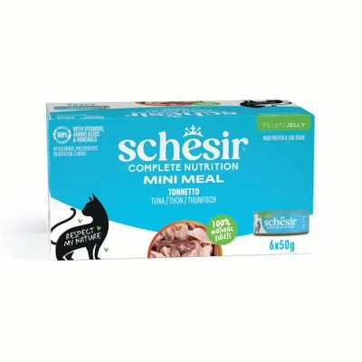 Schesir Complete Nutrition Filete en gelatina 6 x 50 g en latas Atún