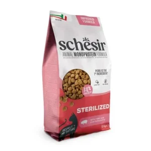 Schesir Sterilized & Light con jamón 2 x 10 kg - Pack Ahorro