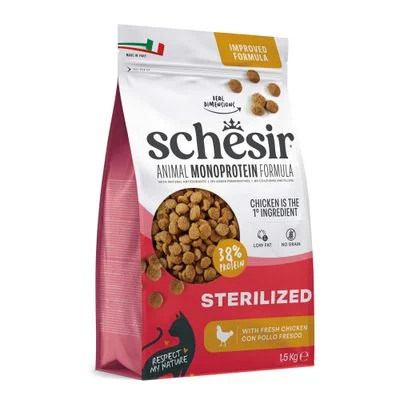 Schesir Sterilized & Light con pollo 1,5 kg