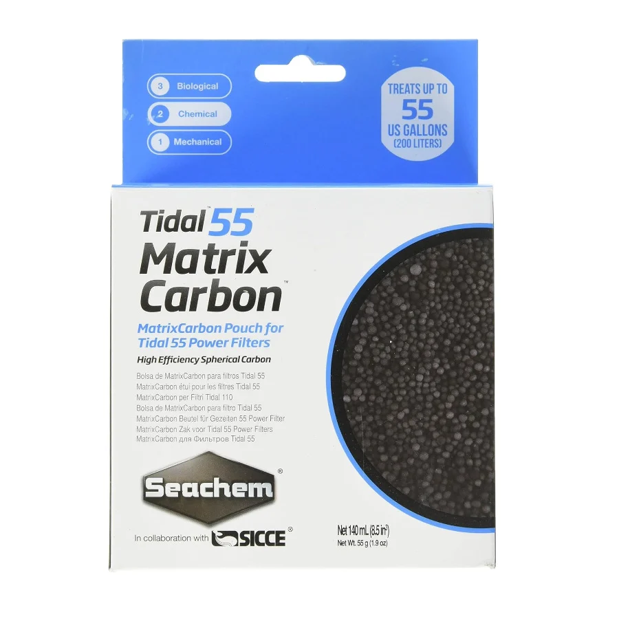 Seachem Matrix Tidal Carbón Activo para filtro de acuarios