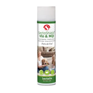 SectoShield Spray ambiental contra pulgas y ácaros