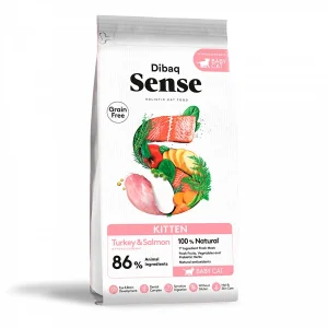 Sense gato cachorro Pavo y Salmón