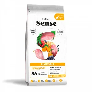 Sense gato Hairball Pato y Pavo (esterilizados)