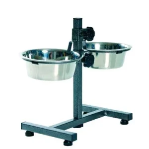 Set 2 comederos con Soporte S, M, L y XL