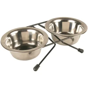 Set comederos Acero Inoxidable con Peana Varios Tamaños