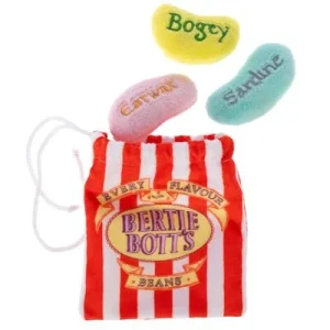 Set de juguetes para gatos Harry Potter Grageas Bertie Botts Set de 3 incl. bolsa de tela