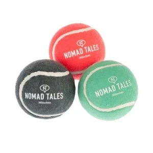 Set de pelotas de Tenis Bloom Nomad Tales juguete para perros Set de 3 uds., 6,25 cm de diámetro