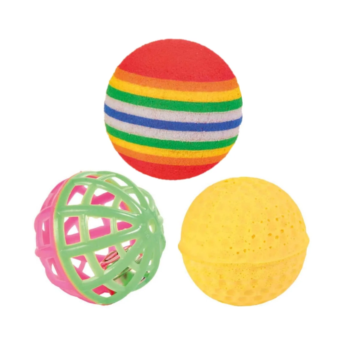 SET TRIXIE 3 PELOTAS DE JUEGO