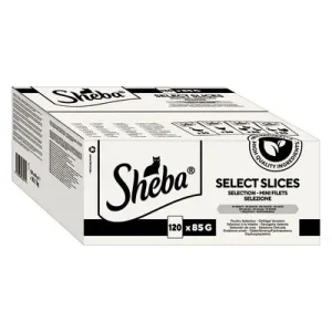 Sheba Cat en bolsitas 120 x 85 g - Pack mixto Selección en salsa (selección de aves)