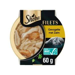 Sheba Filetes con Aves y Salmón en Salsa