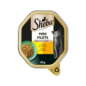 Sheba Mini Filets en salsa Pollo y Pavo