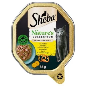 Sheba Nature's Collection 22 x 85 g en salsa para gatos con pollo