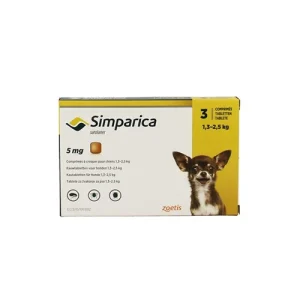 Simparica para Perros 1.3 a 2.5 kgs